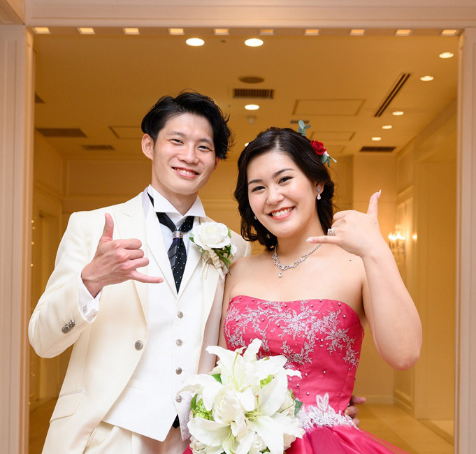 笑顔と感動でいっぱい！
あたたかい祝福に溢れた結婚式♡
