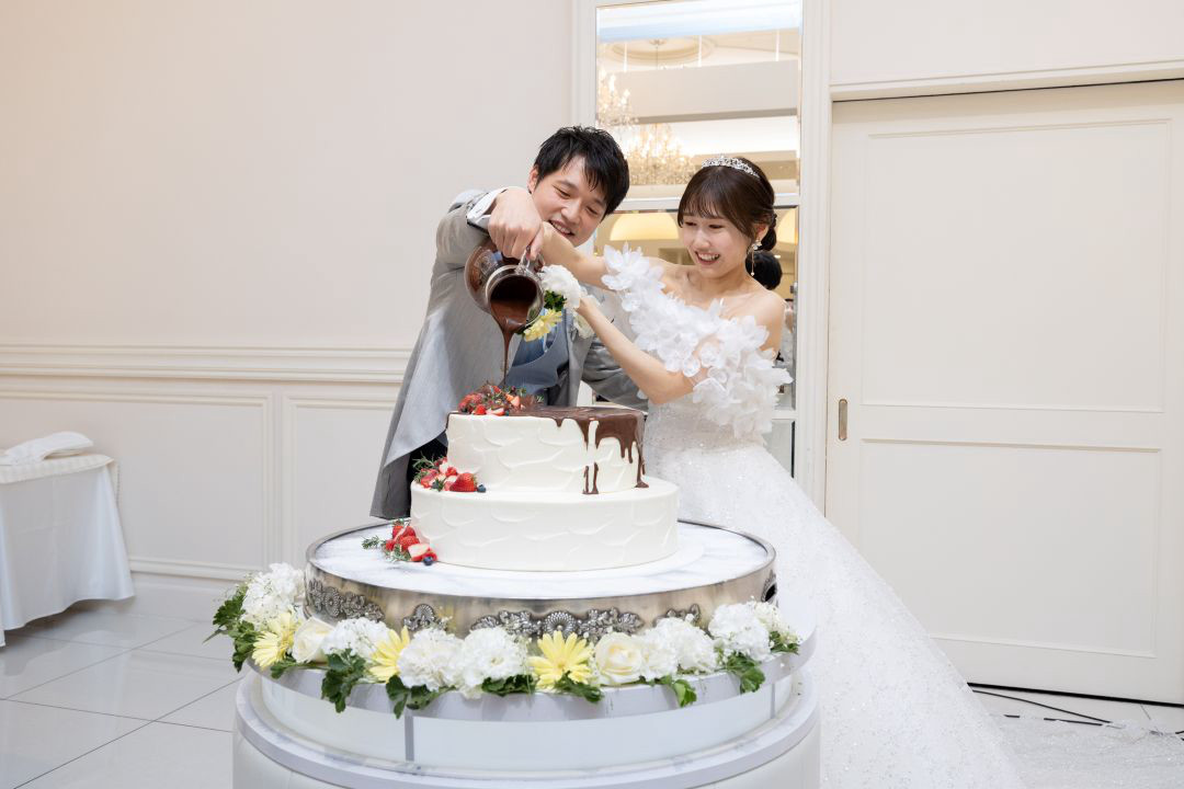 ♡おふたりもゲストも笑顔がいっぱい！
お腹の赤ちゃんと一緒に迎える結婚式♡