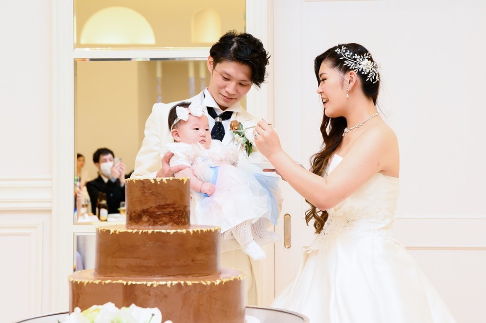 笑顔と感動でいっぱい！
あたたかい祝福に溢れた結婚式♡