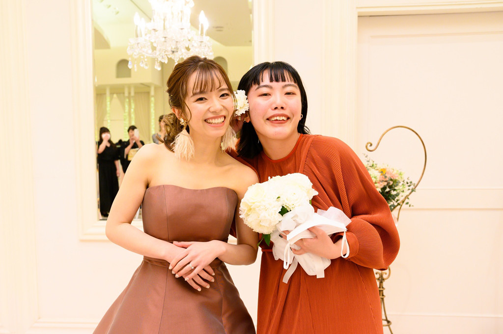 サプライズ、したり＆されたり。
ユニークな演出いっぱいの結婚式♡