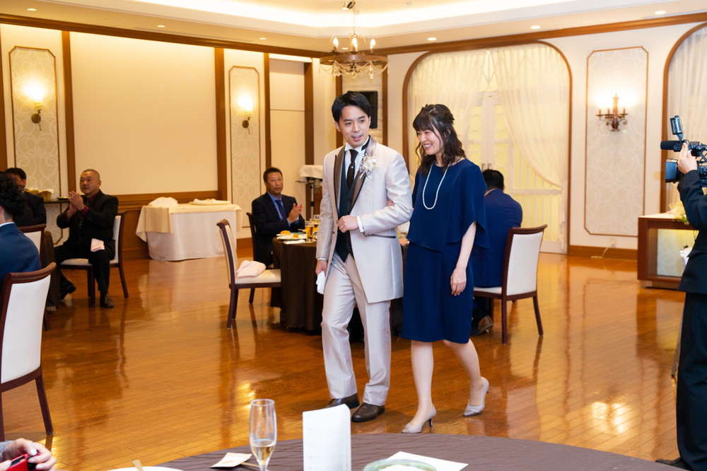 ゲストからのエールと祝福が会場を包む♡
あたたかい笑顔に溢れた結婚式