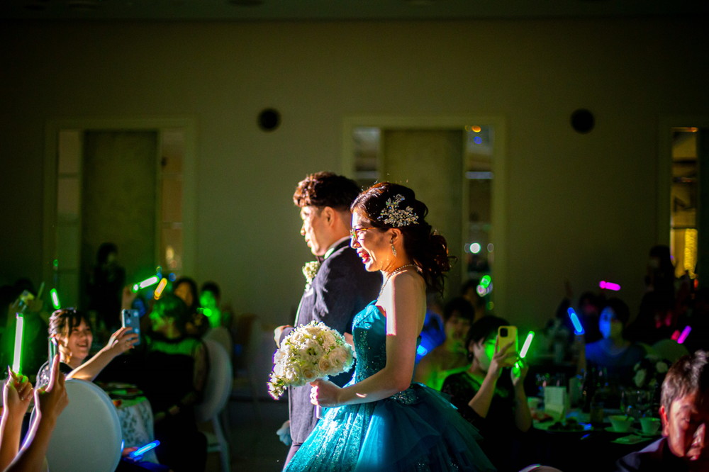 幸せいっぱいの笑顔♡
大好きなゲストと会場一体になって盛り上がった結婚式