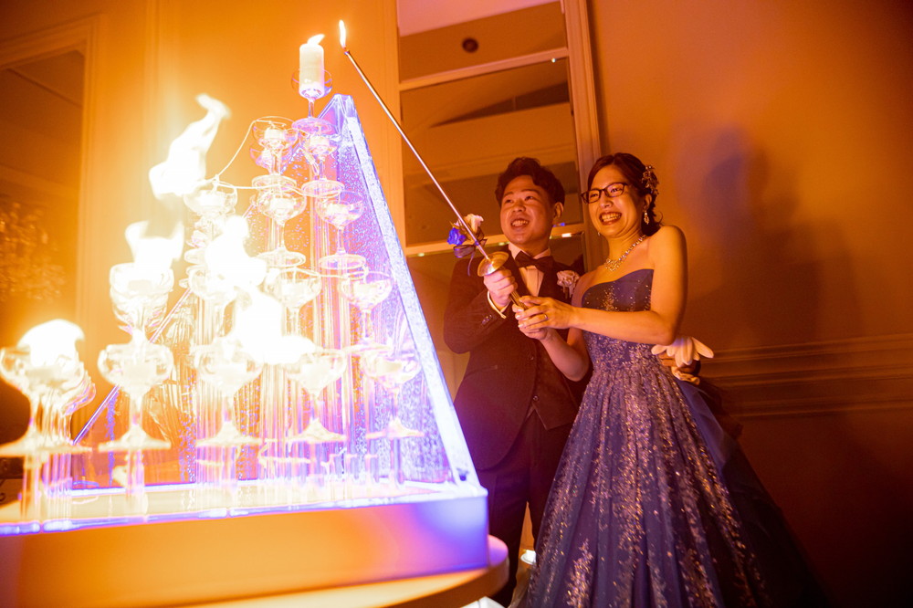 幸せいっぱいの笑顔♡
大好きなゲストと会場一体になって盛り上がった結婚式