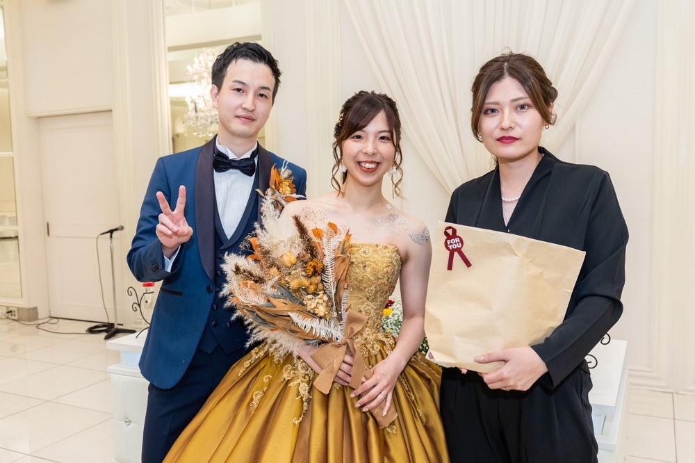 お子様と一緒に素敵な一日を♡
ゲストと温かい雰囲気に包まれた結婚式