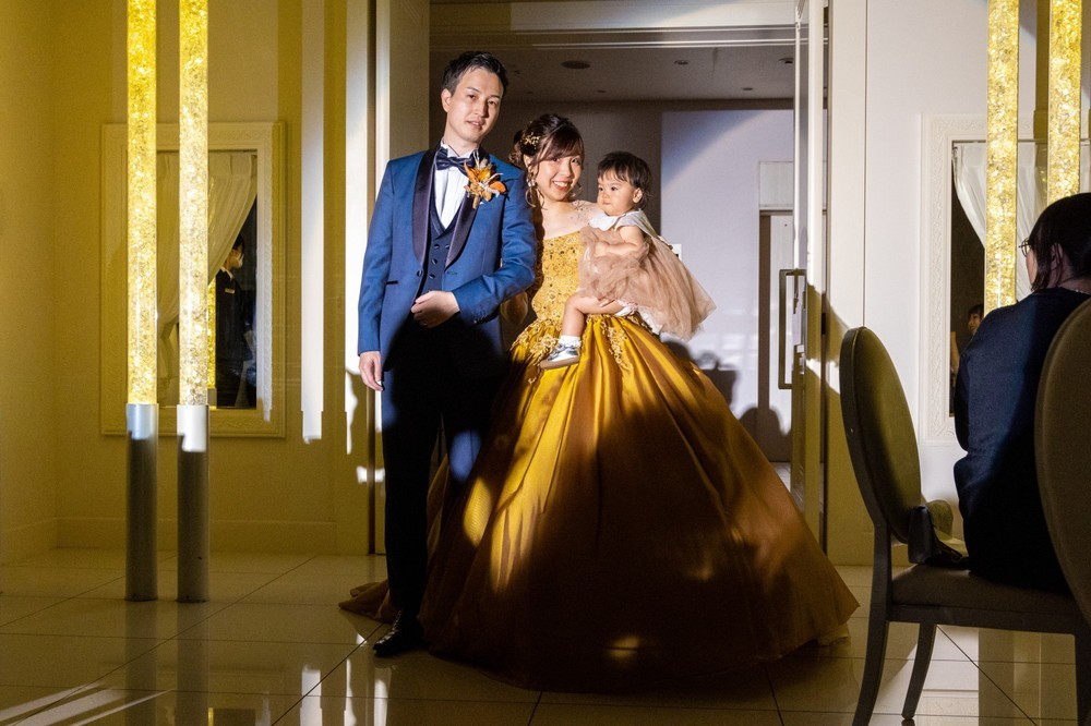 お子様と一緒に素敵な一日を♡
ゲストと温かい雰囲気に包まれた結婚式