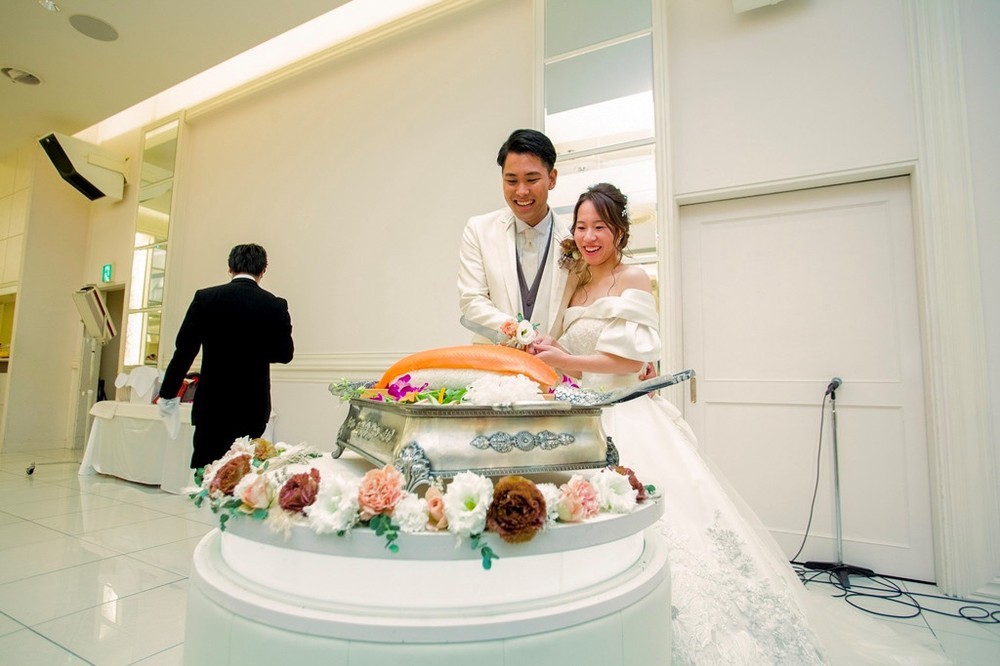 ラストはまさかの・・・！
笑顔と感動に包まれた温かいウェディング♡