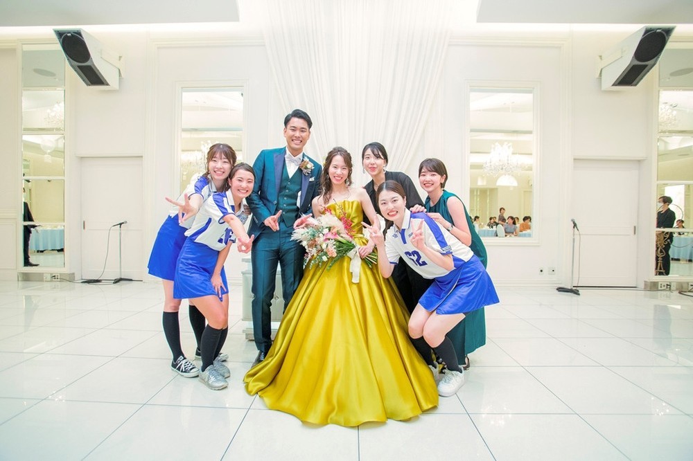 ラストはまさかの・・・！
笑顔と感動に包まれた温かいウェディング♡