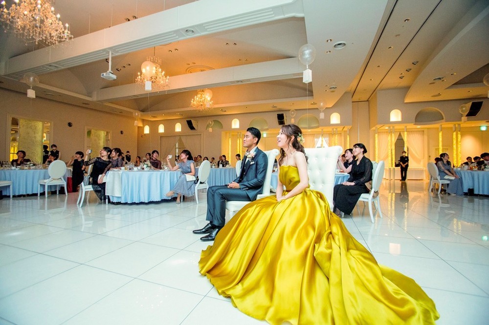 ラストはまさかの・・・！
笑顔と感動に包まれた温かいウェディング♡