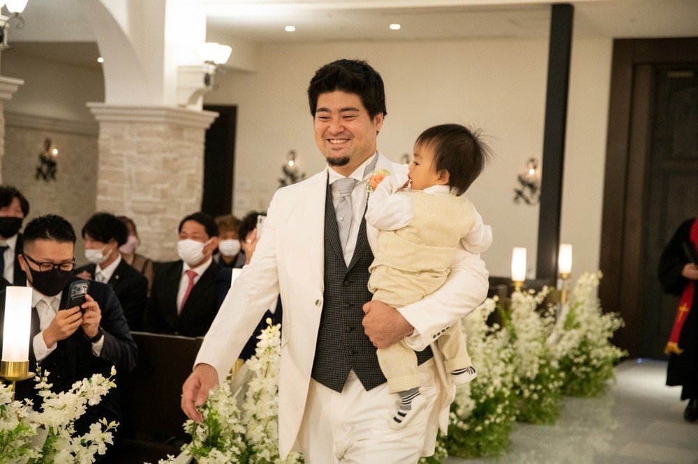 お子様と一緒♡あたたかい愛が溢れるファミリーウエディング