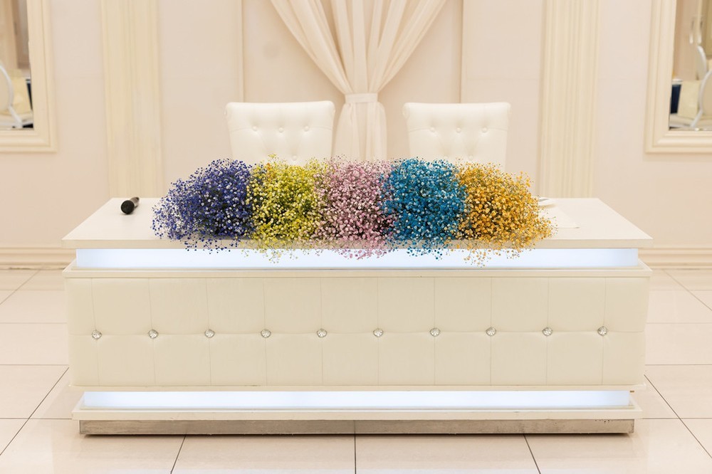 ゲスト想いのおふたり♡
参加型の演出が盛りだくさんの素敵な結婚式♡