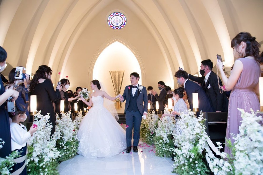 ♡たくさんのゲストに祝福され、
特別な1日を♡