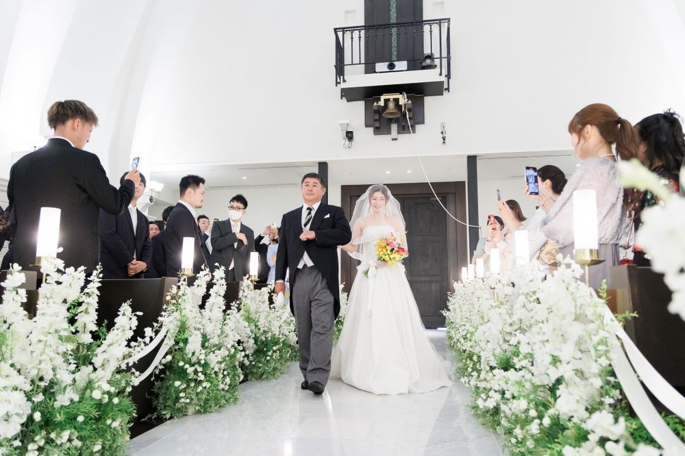 お子様２人と迎えるファミリー婚♡