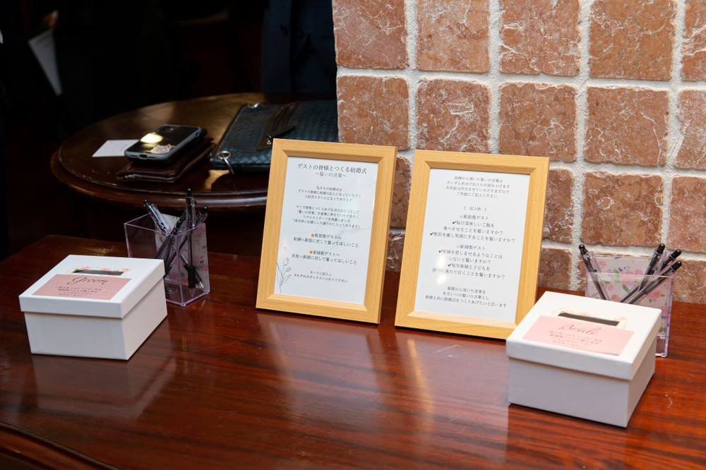 おふたりのこだわりがたくさん詰まった結婚式♡
オリジナル演出にもご注目！